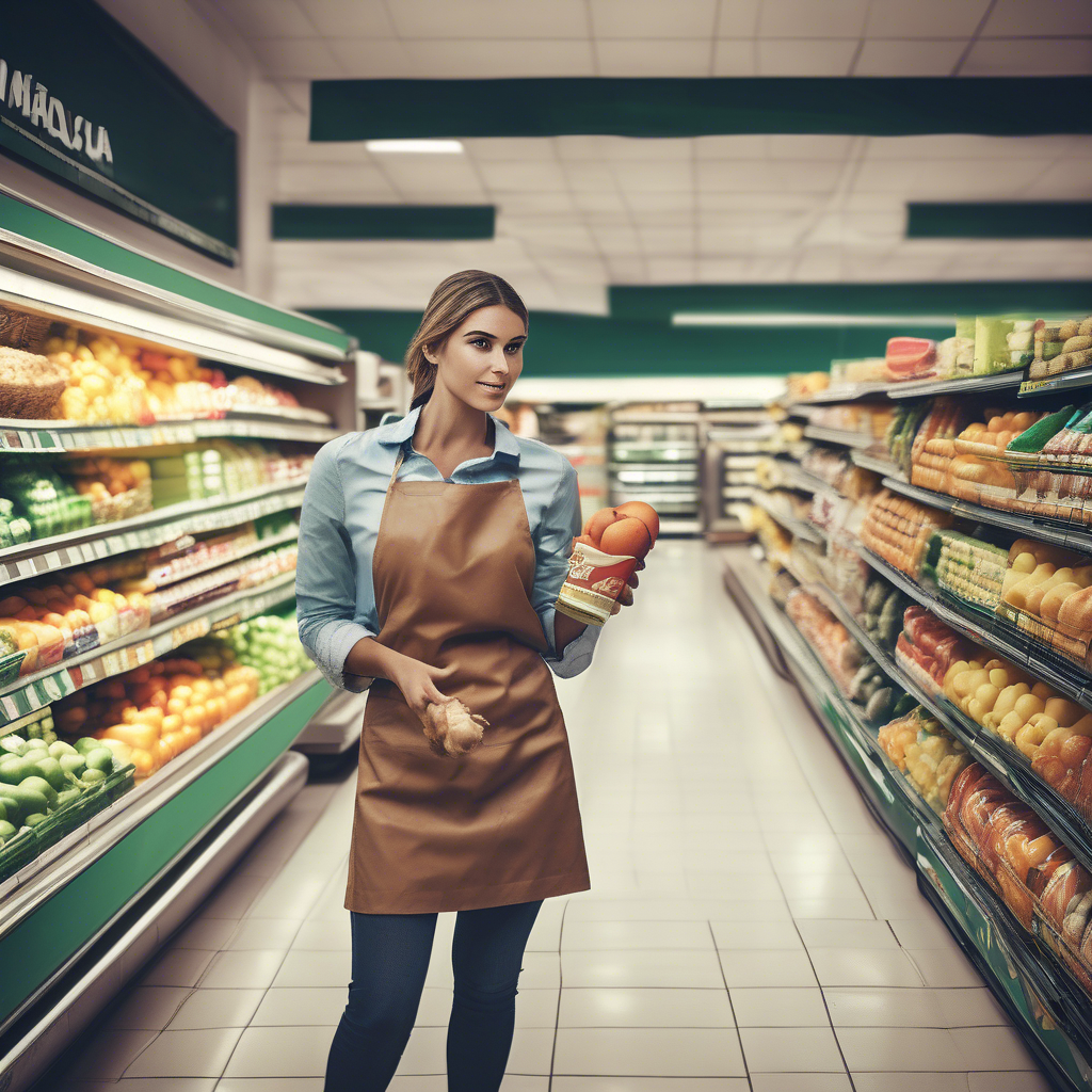 Dicas para Escolher Alimentos Saudáveis no Supermercado - Content Illustration